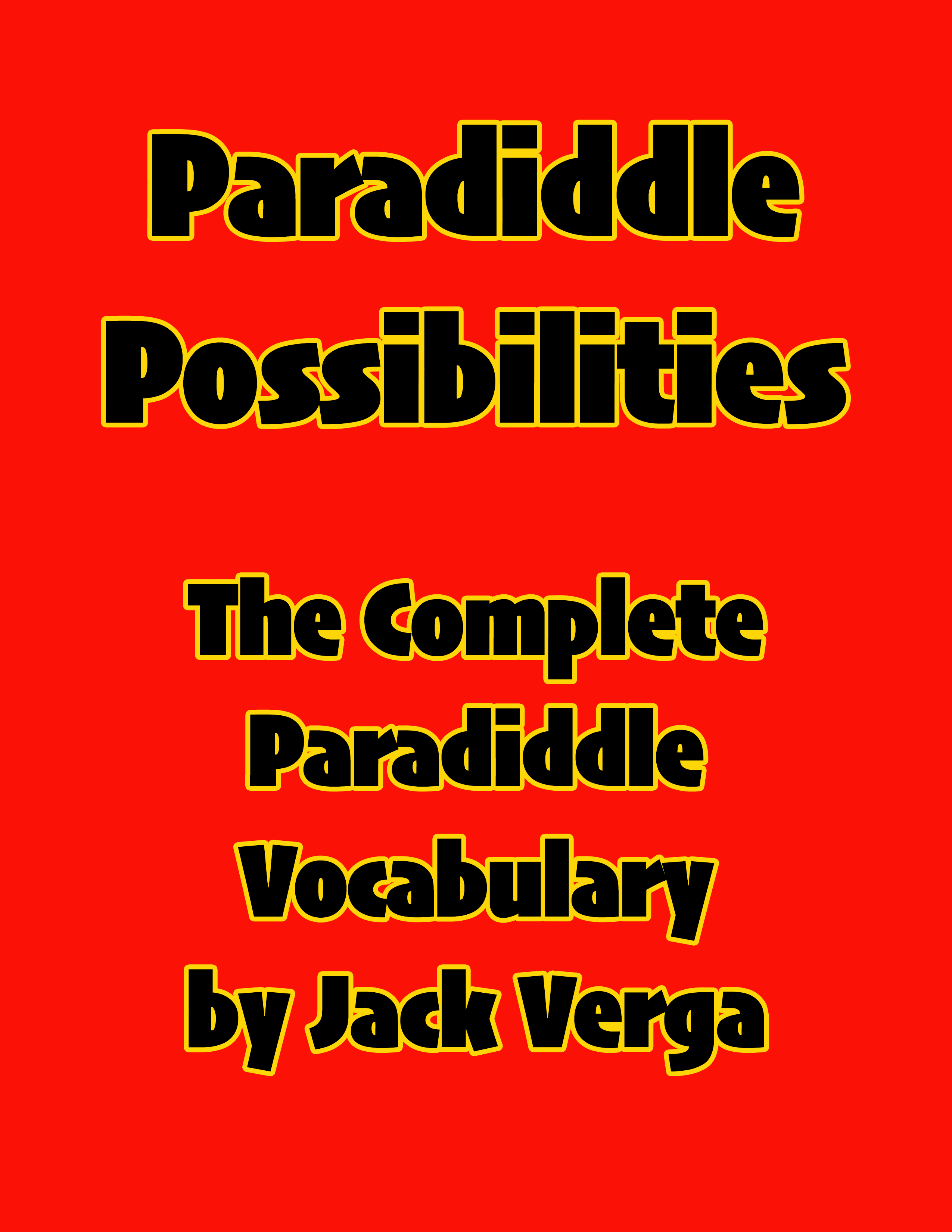 Paradiddles Cover